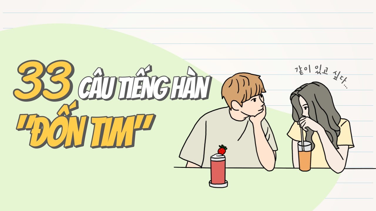 33 Câu tiếng Hàn giao tiếp 