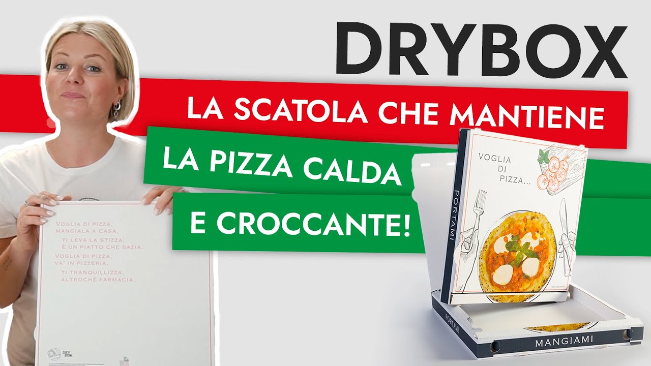 Box cartone pizza DryBox - per la tua pizza come appena sfornata