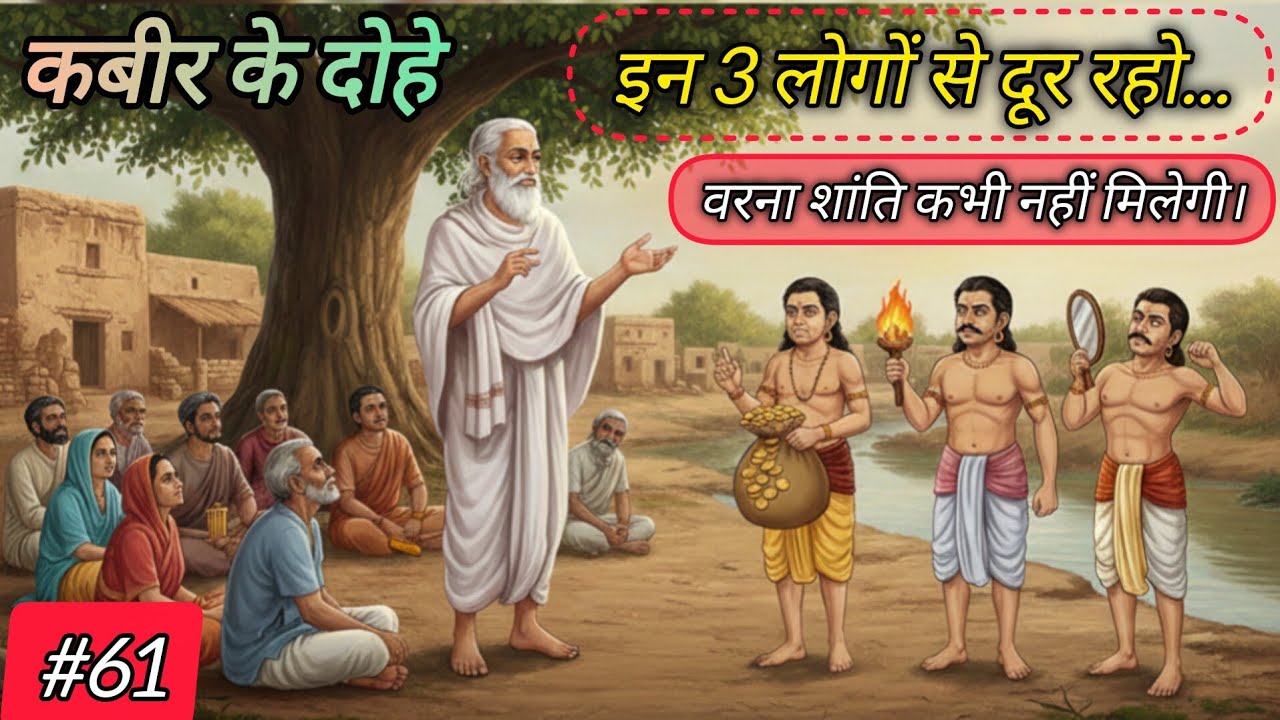 ⚠️ इन 3 लोगों से हमेशा दूर रहें | वरना ज़िंदगी आपको तोड़ देगी 😔🙏 | kabir ke dohe