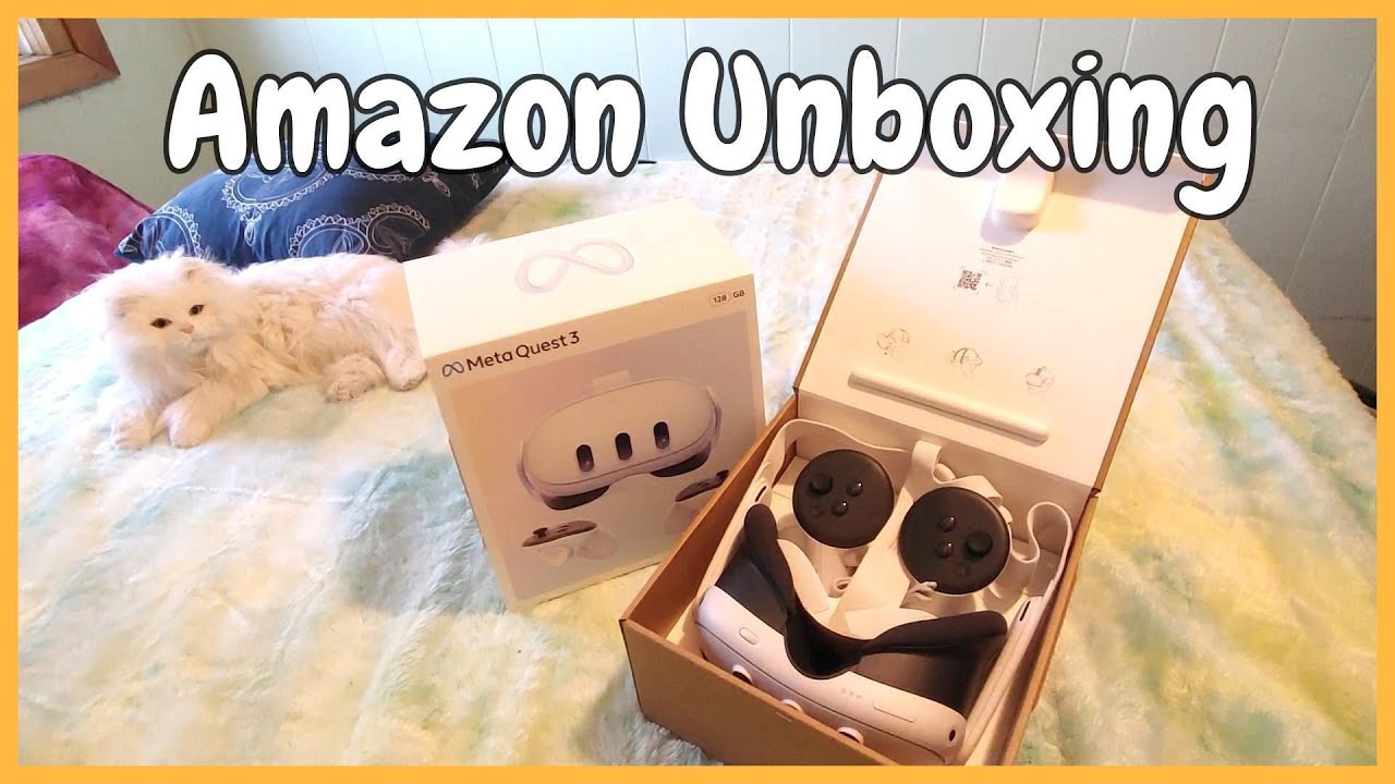 Meta QUEST 3 is HERE! & I'm SO EXCITED #metaquest3 #unboxing #amazon #vr #mixedreality #soexcited