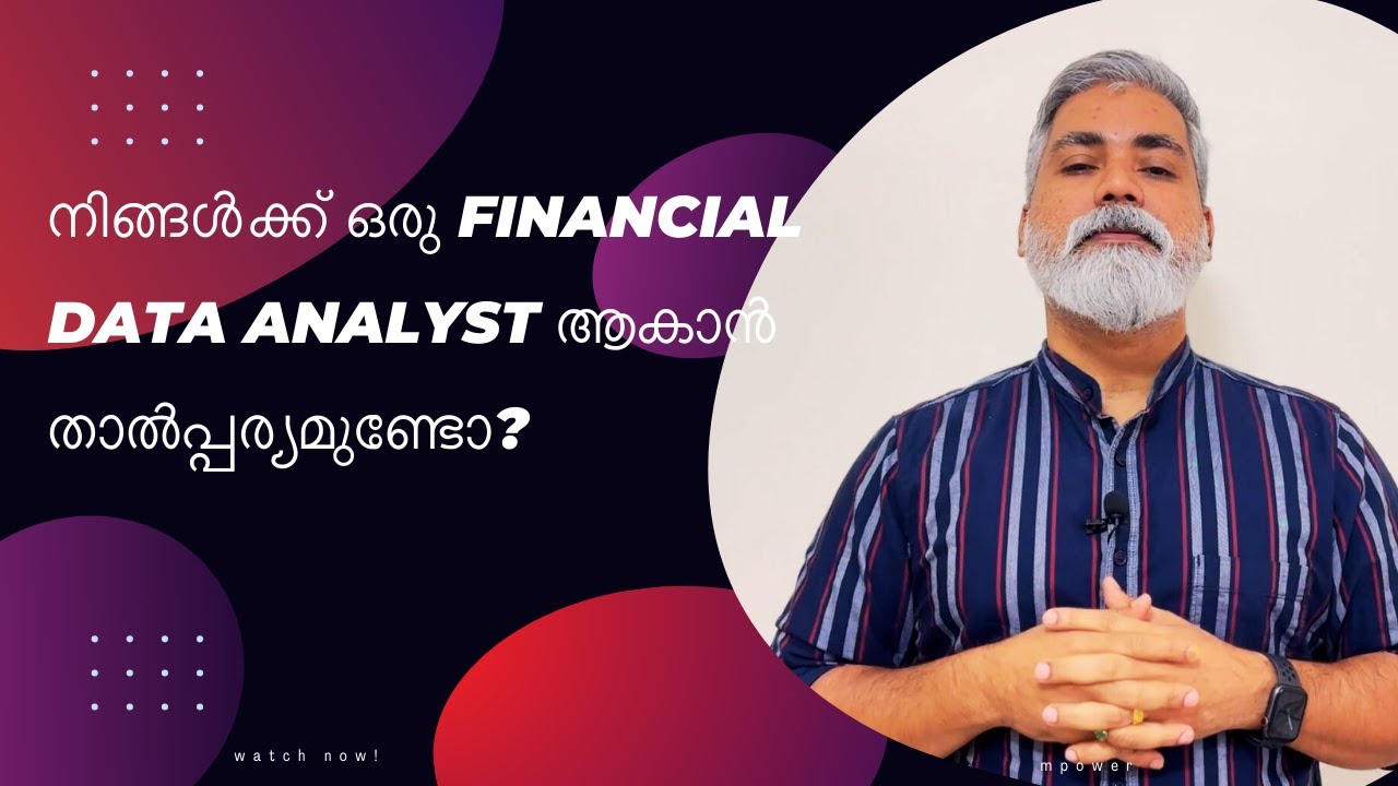 How To Become A Financial Data Analyst in 2024 | Data Analyst Vs Financial Data Analyst | Malayalam.
