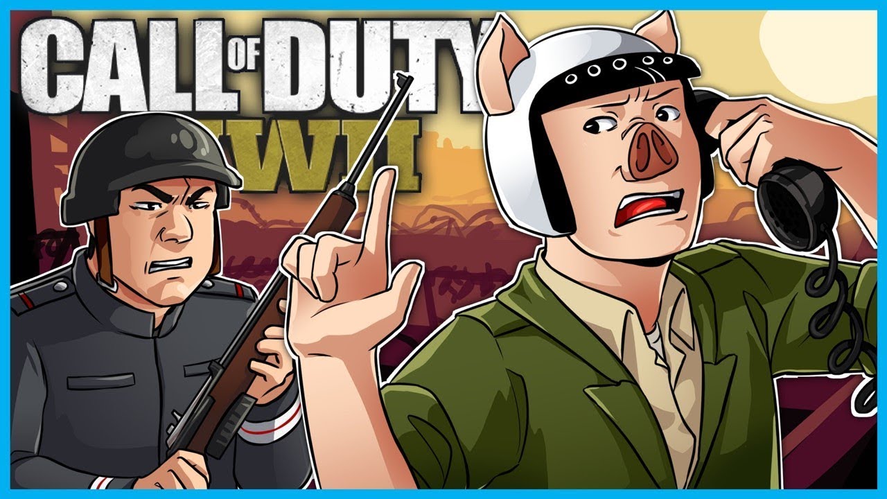 Call of Duty: World War II Funny Moments! - Phone Call Killcam, 1v1's, Nerdy Soldier, 6 Man Killcam!
