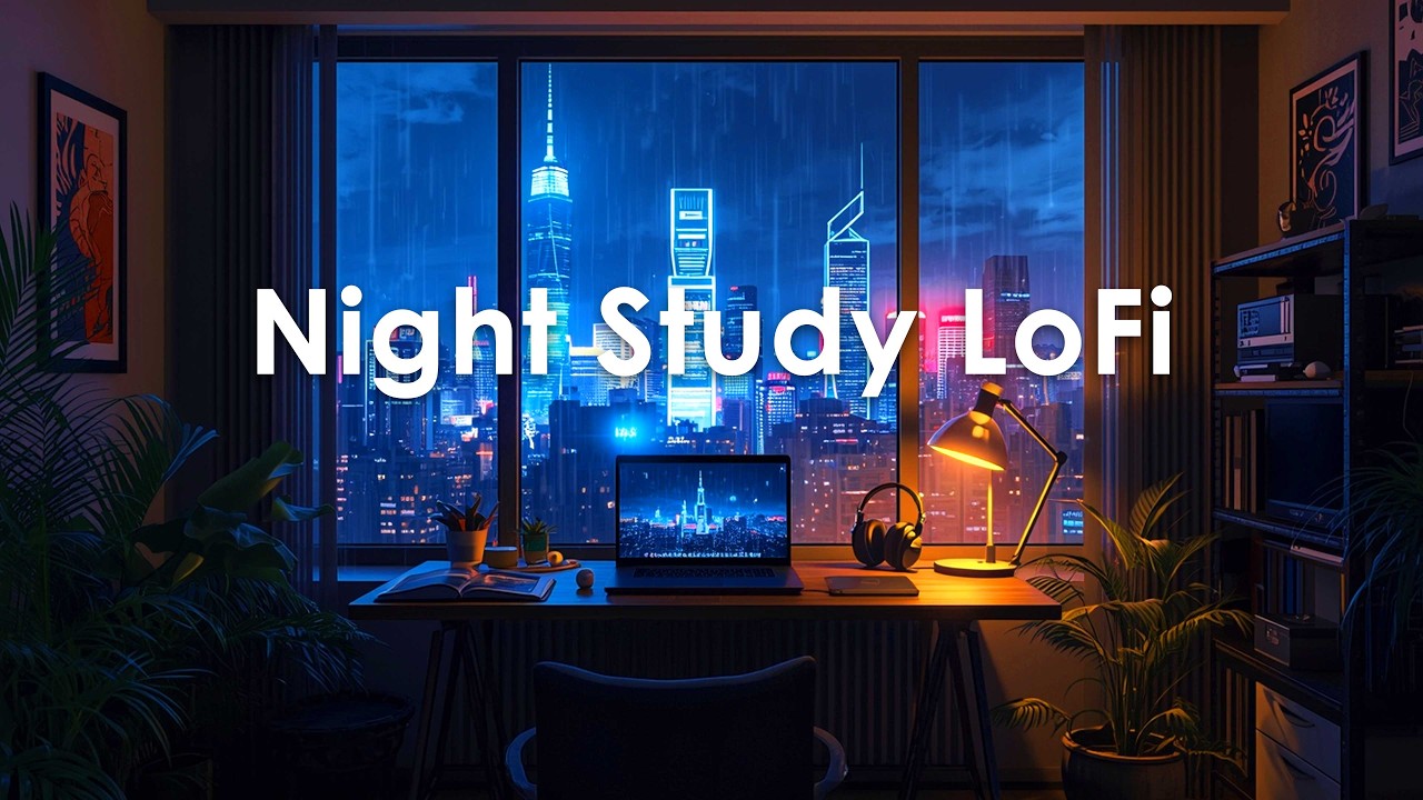 Late Night Spring Rain LoFi 🌙 Soft Piano Study Beats