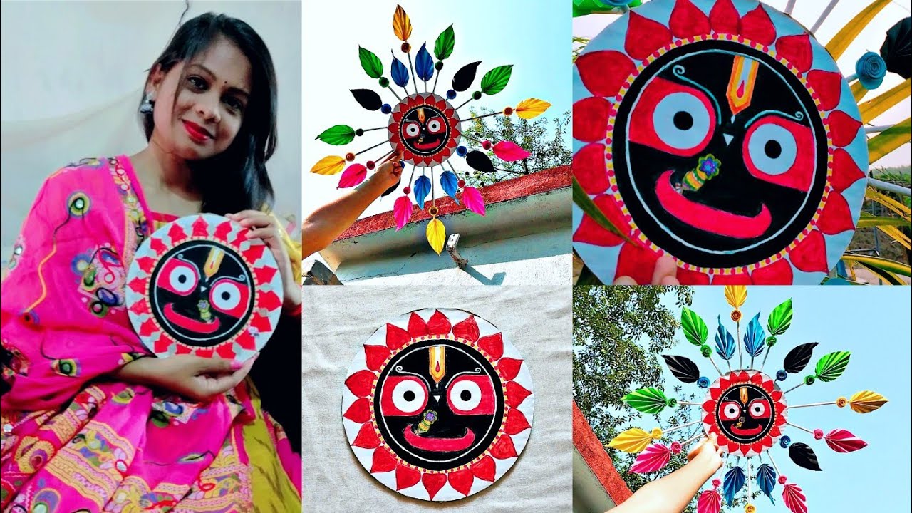 ⭕❗⭕Jagannath Craft Idea♥ Jagannath Ideal With Cardboard😍Jagannath Drawing #jagannath #puri #ratha