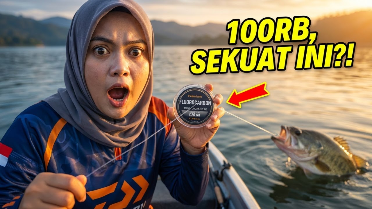 5 Rekomendasi Senar Pancing Fluorocarbon Murah Berkualitas (Cuma 100 Ribuan)