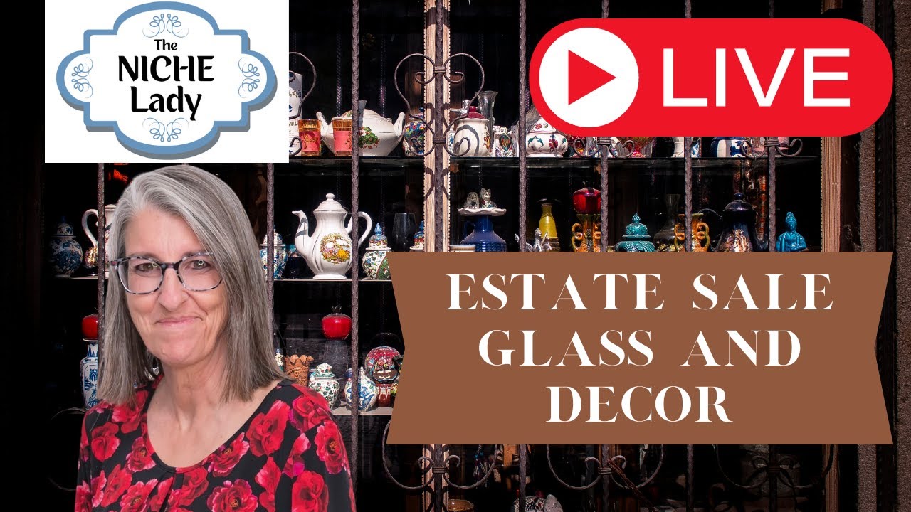 The Niche Lady Sells High End Glass and Decor From an Estate Sale