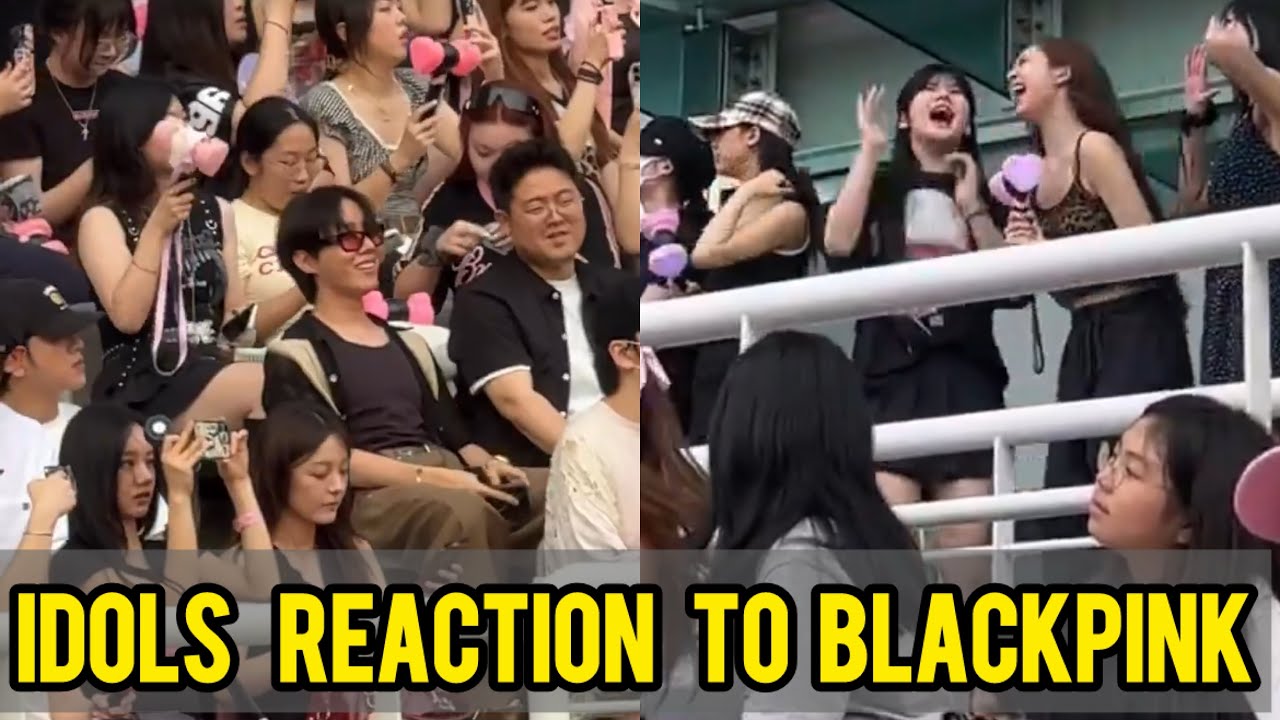 Jhope, Seventeen, Treasure, Babymonster, Le Sserafim reaction to BLACKPINK 2025 Tour 블랙핑크 콘서트 2025