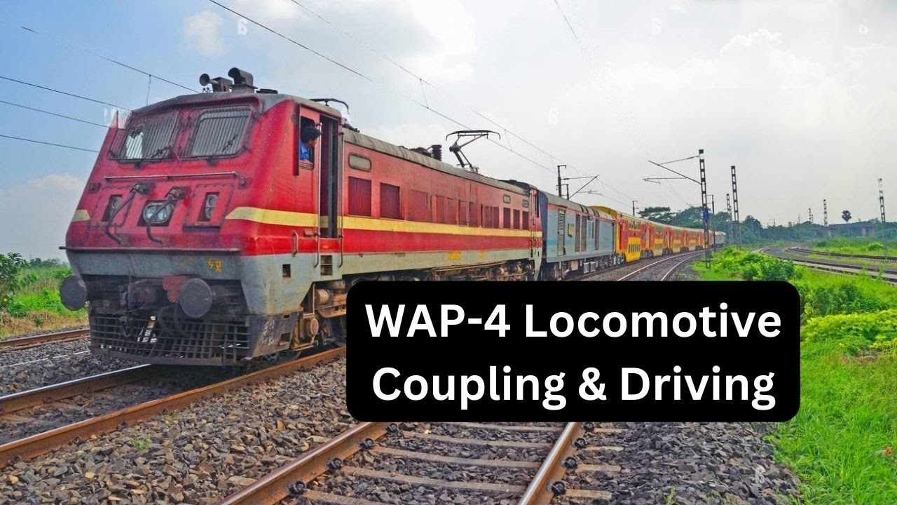 Locomotive Link-Up: WAP-4 Coupling and Driving Journey | Train Whistle Gaming