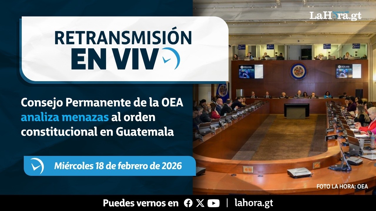 Retransmisión: Consejo Permanente de la OEA analiza amenazas al orden constitucional en Guatemala