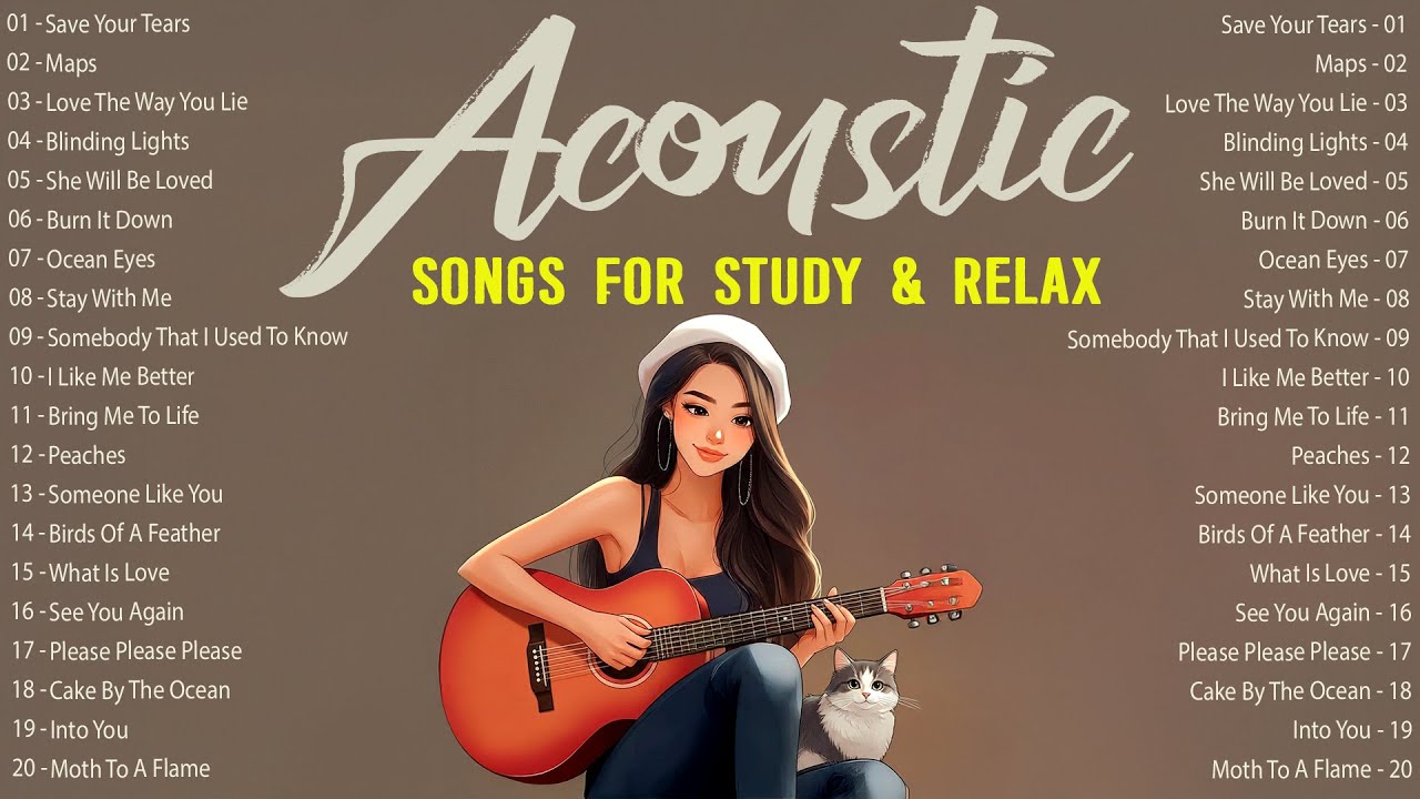 Acoustic Music 2026 New Songs Cover Playlist 🎧 English Songs with Lyrics 2026 for Study & Relax