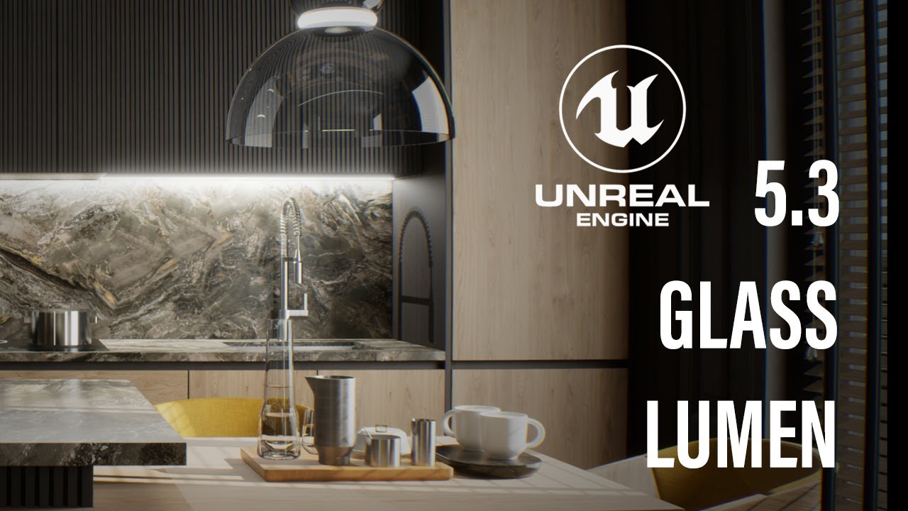 Материал стекла с Lumen в Unreal Engine 5.3 | УЧЕБНОЕ ПОСОБИЕ