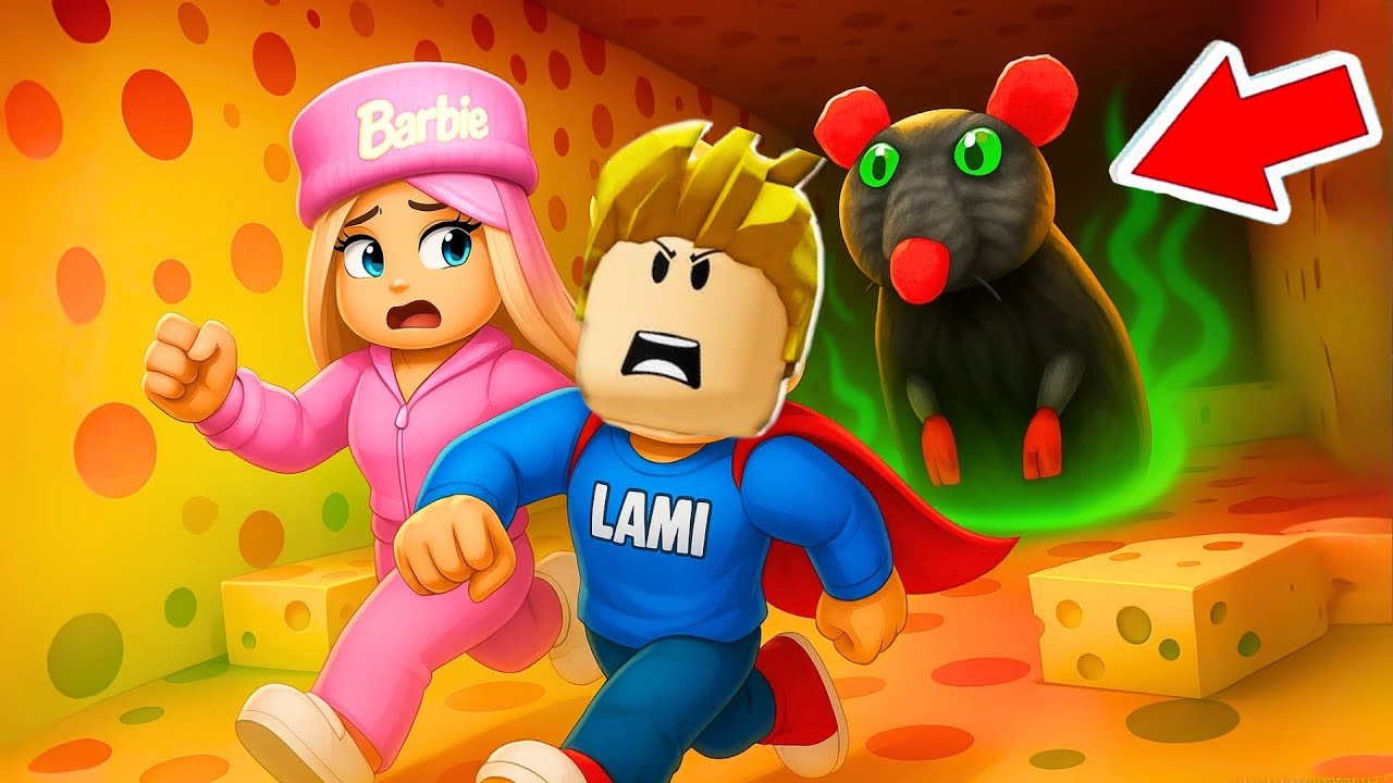 Die KÄSE RATTEN FLUCHT in Roblox 😳 (LAMI)