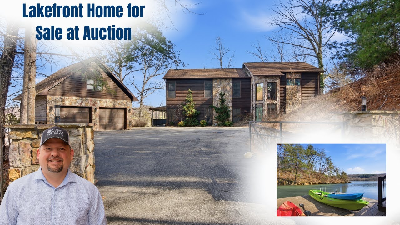 Lakefront Home for Sale at Auction