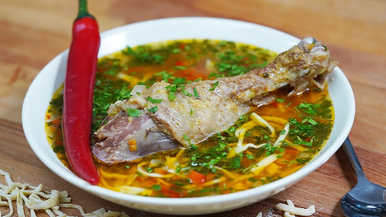 🐓 Куриный борщ с домашней лапшой по-молдавски [ВКУСНОСТЬ В СУПЕРЛАТИВЕ] | Шеф Паул Константин
