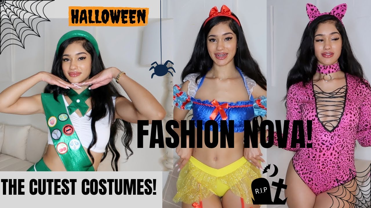 TRYING ON MY FAV HALLOWEEN COSTUMES FROM FASHION NOVA!