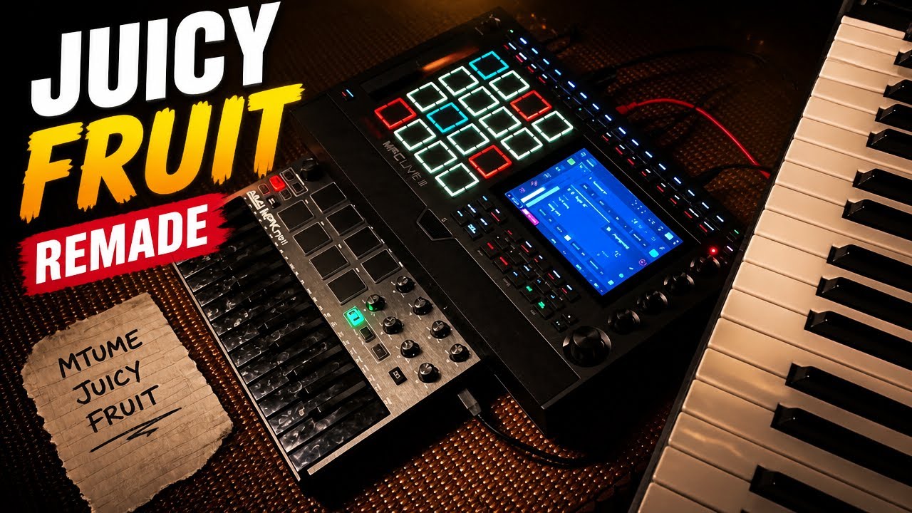 Remaking Mtume’s classic Juicy Fruit using MPC Live 3 Step Sequencer