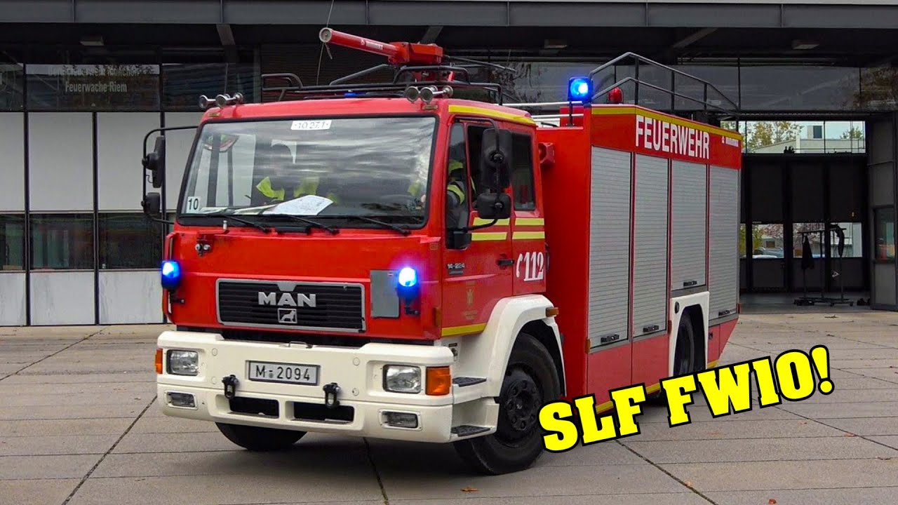 [BRAND TIEFGARAGE | SELTEN!] - Halbzug + SLF Feuerwehr MÜNCHEN FW 10