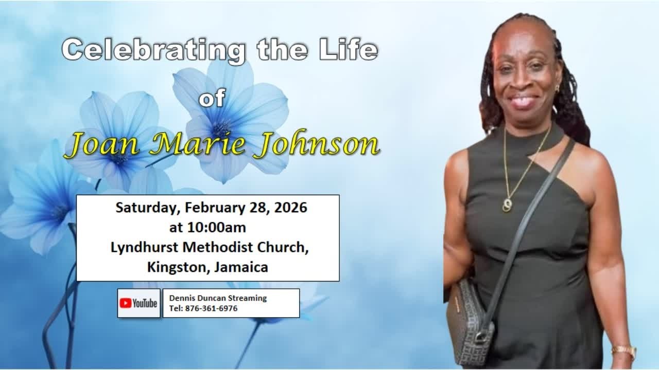 Celebrating the Life of Joan Marie Johnson