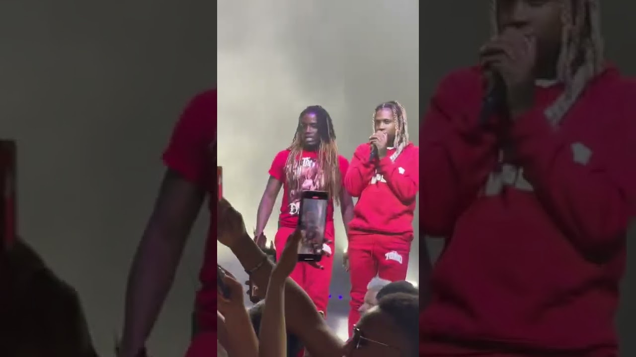 Watch Lil Durk face when security grabbed someone from out of the crowd lol