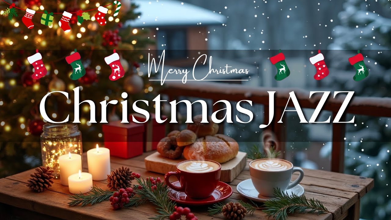 [Happy Christmas Jazz Music] ☕🎄 Christmas Coffee Jazz Piano & Sweet Bossa Nova for Cozy Relaxation