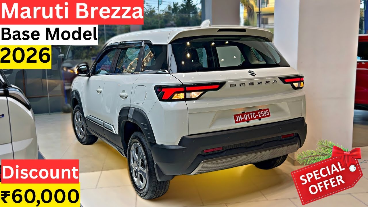 New Maruti Brezza Lxi Base Model 2026🔥 With Discount | Features Price | Brezza Detail Review. 