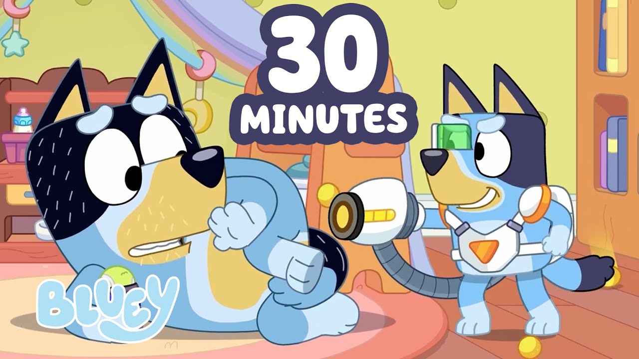 Bluey's House 🏡 💙 | 30 MINUTES of Fun Indoors and Outdoors ⭐️ | Bluey