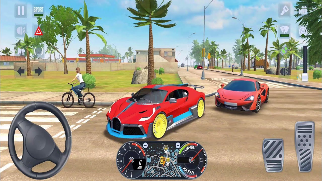 🚖 Crazy Taxi Driver on Beach 🏖️ | Taxi Sim 2020 - #25 Sports Car Driving Games Android Gameplay 📲