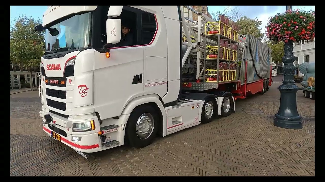 Kermis Delft Markt Oprijden maandag avond 15 09 25