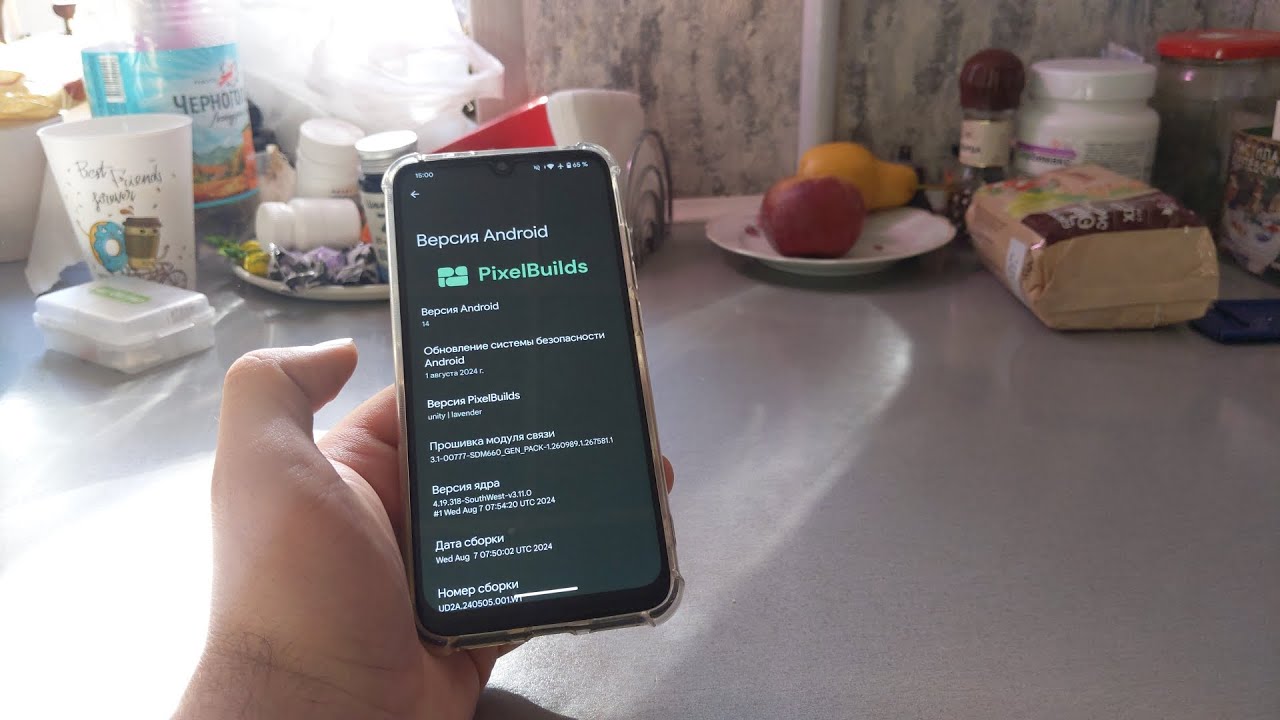Обзор Xiaomi Redmi Note 7 на прошивке Pixel Builds на базе Андроид 14