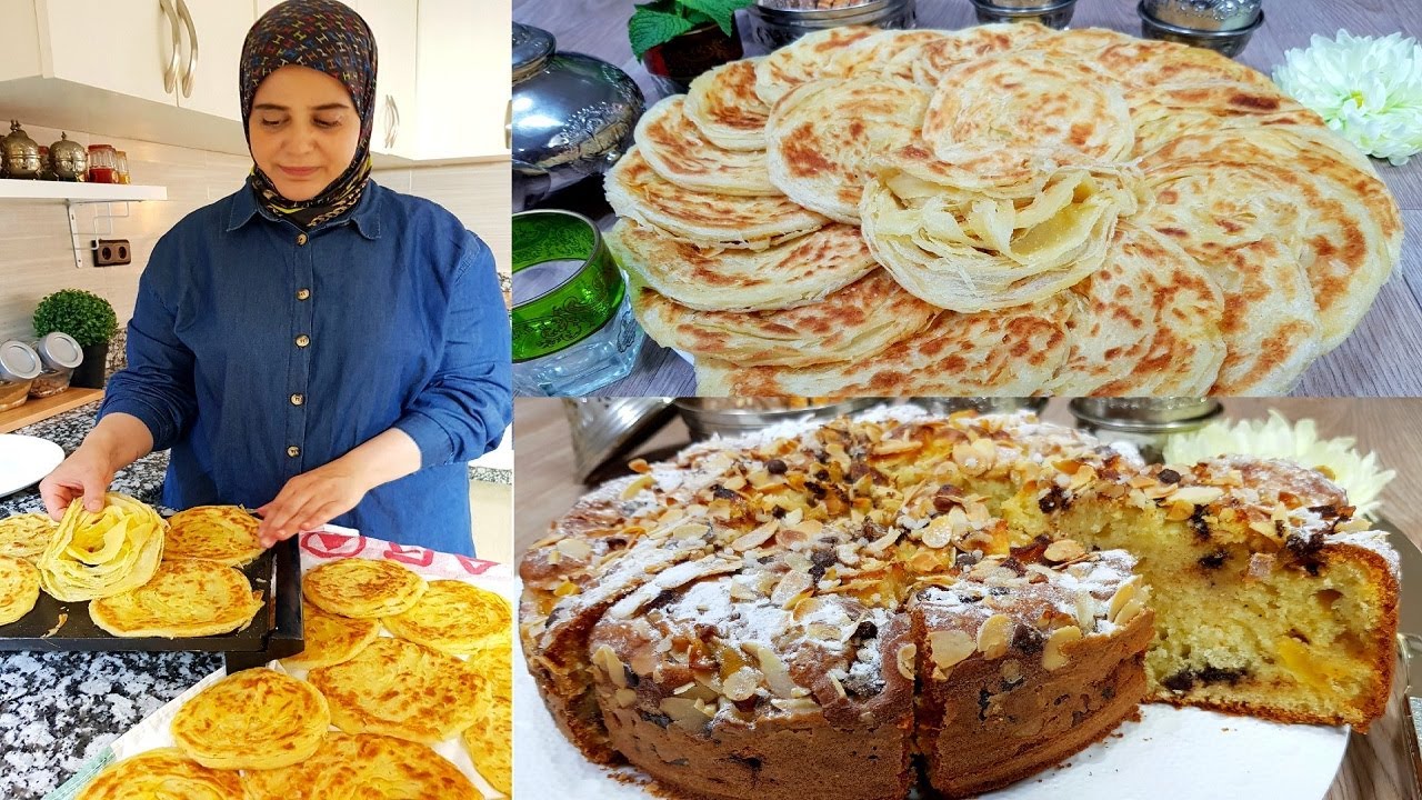 كيكة التفاح بشكل مختلف على العادة تاتجي خطييرة 🥰 مع ملوي صغير بالسميدة رووعة