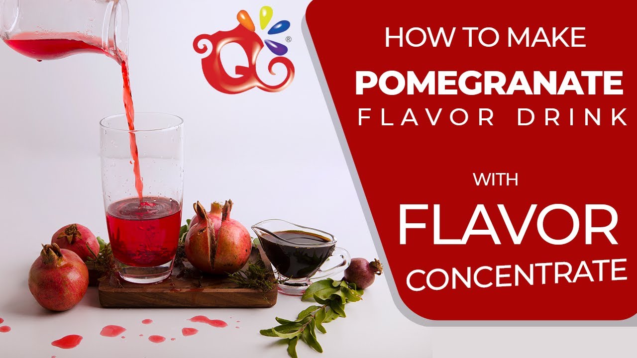 How to make Pomegranate Flavor Drink with Flavor Concentrate - Quality Flavors (Pvt) Ltd