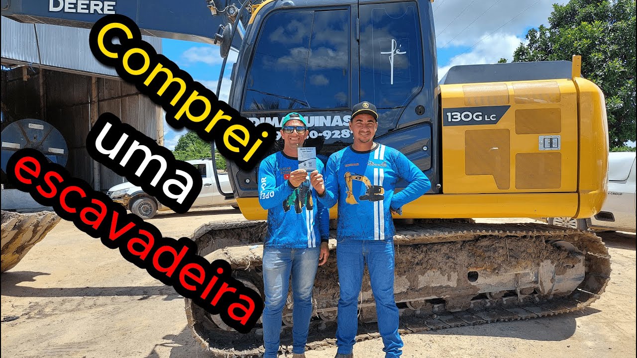 Escavadeira JOHN DEERE 130G em detalhes