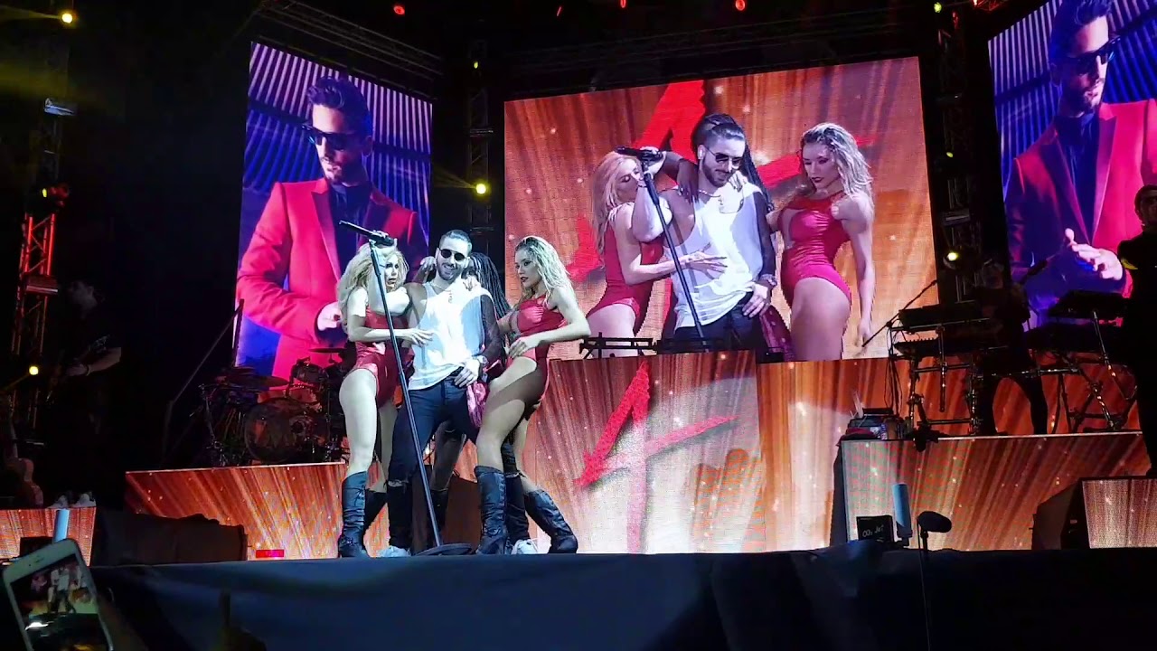 Maluma - Felices Los 4 (Live @ PalaYamamay) Milan