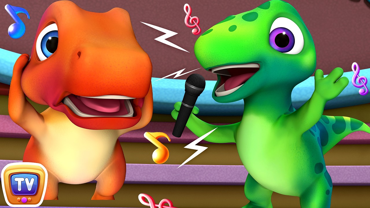 Musical Instruments Song with Jumblikans Dinosaurs + More ChuChuTV Toddler Learning Videos