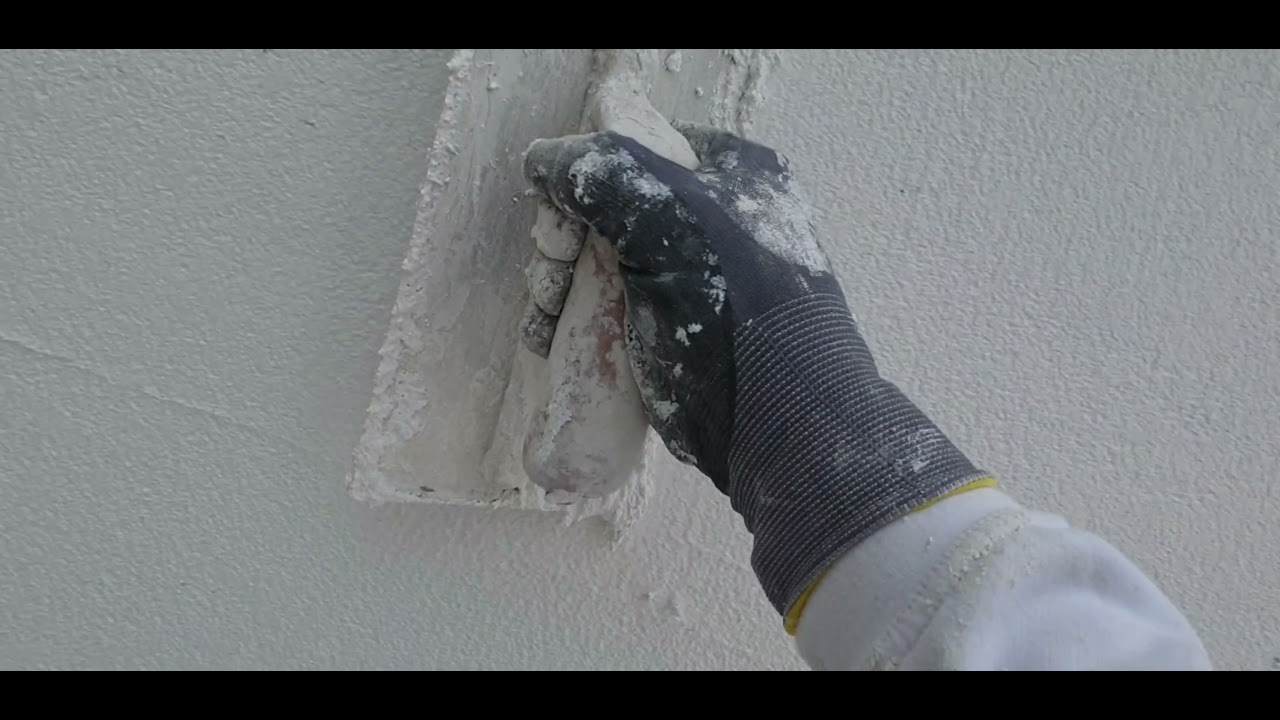 hoe je een spachtelputz wand maakt