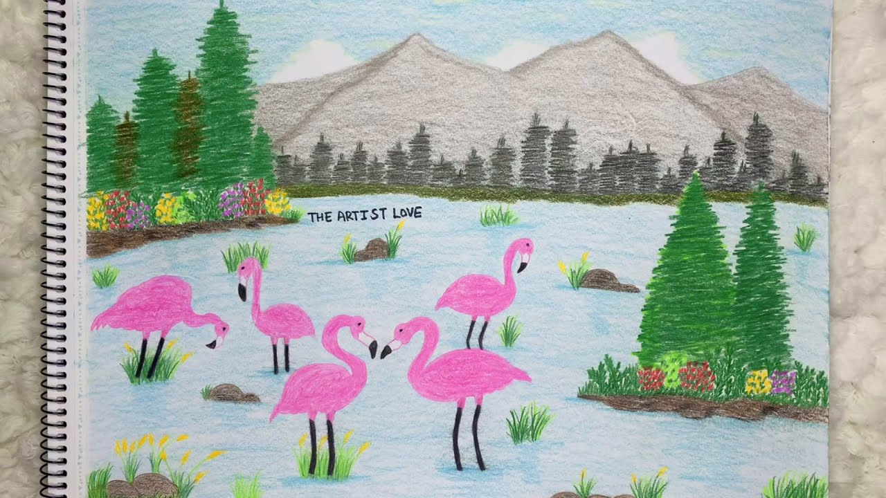 Drawing &mdash; Episode 37: Flock of Flamingos | The Artist Love
