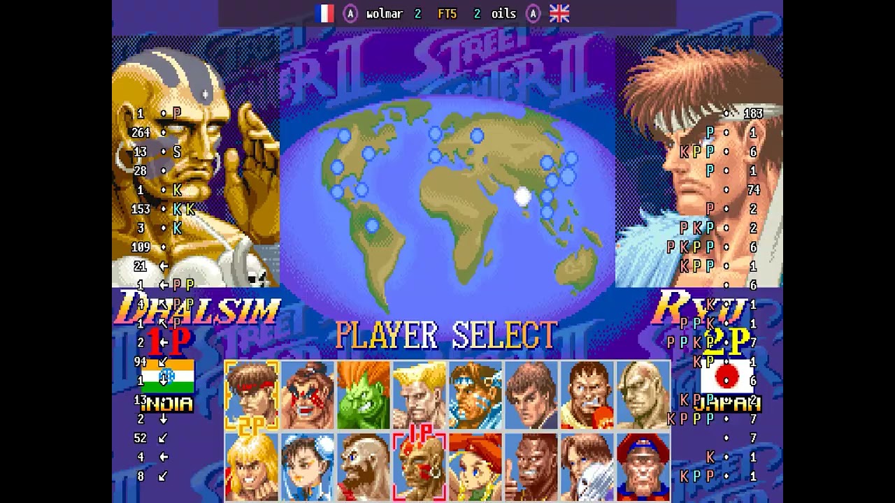 Super Street Fighter II X - 🇫🇷 wolmar(A) vs 🇬🇧 oils(A) | Fightcade (2026-02-27 21:04 UTC)