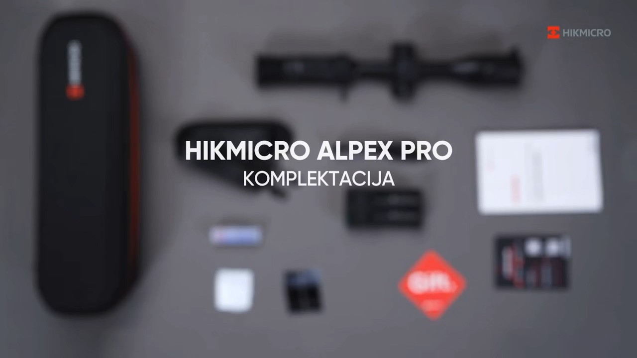 HIKMICRO ALPEX PRO komplektacija