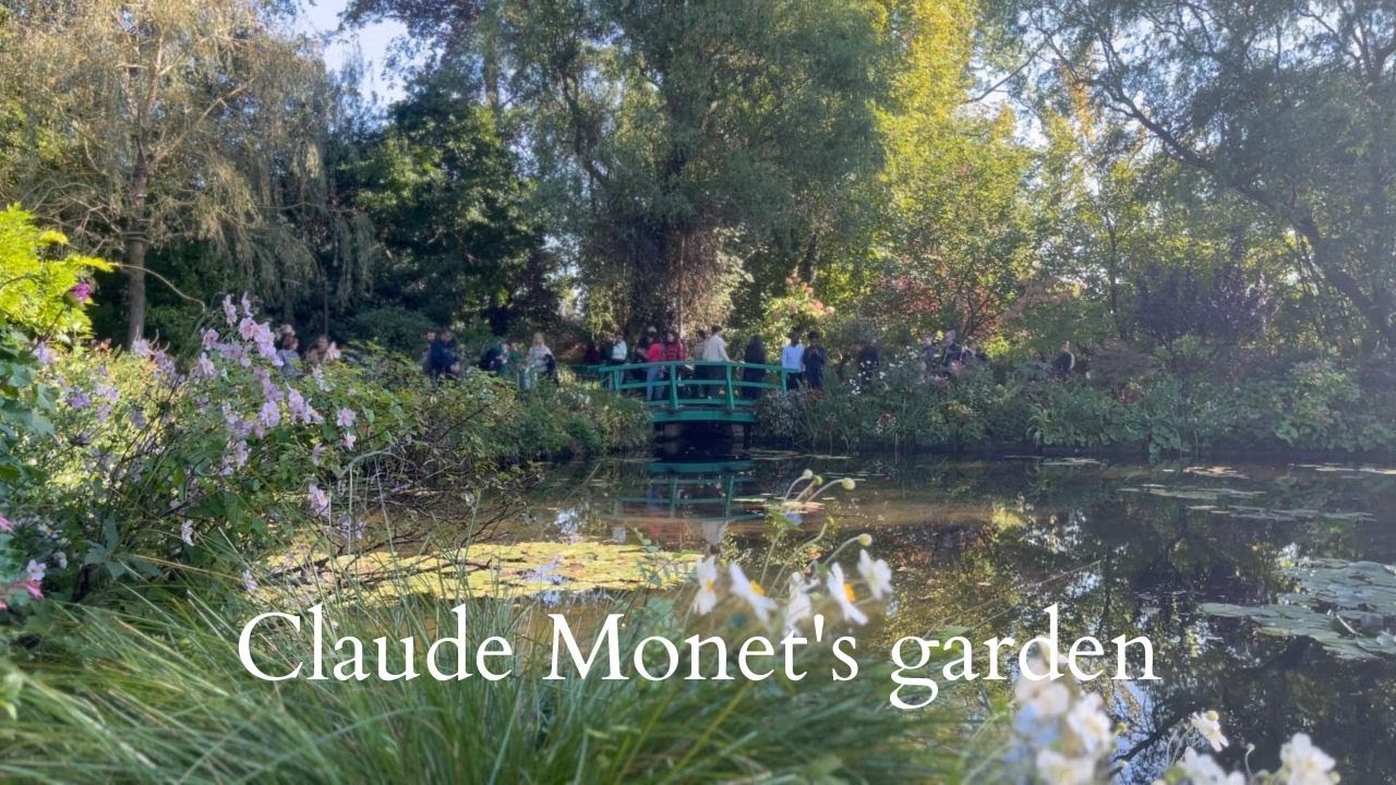 What does Claude Monet's garden and house look like in October 2024?   French Impressionist garden