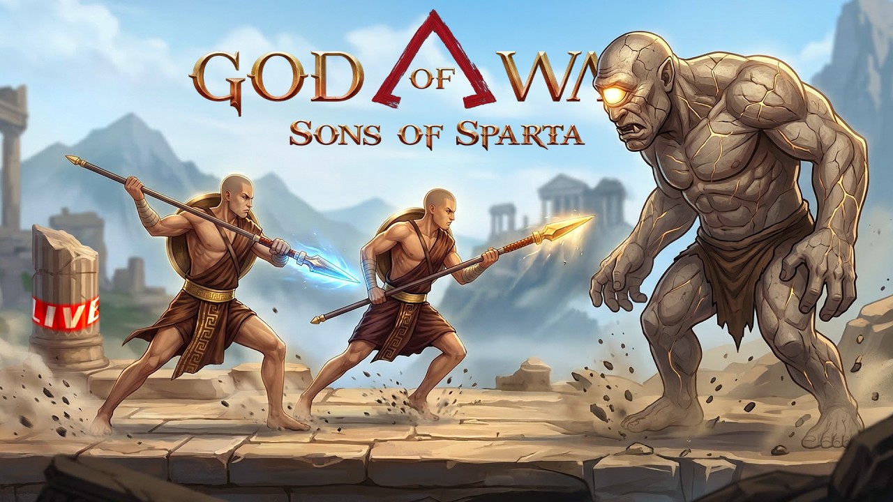 GOD of WAR Sons of Sparta Gameplay | Spartan Rage Unleashed | Hindi Live Stream