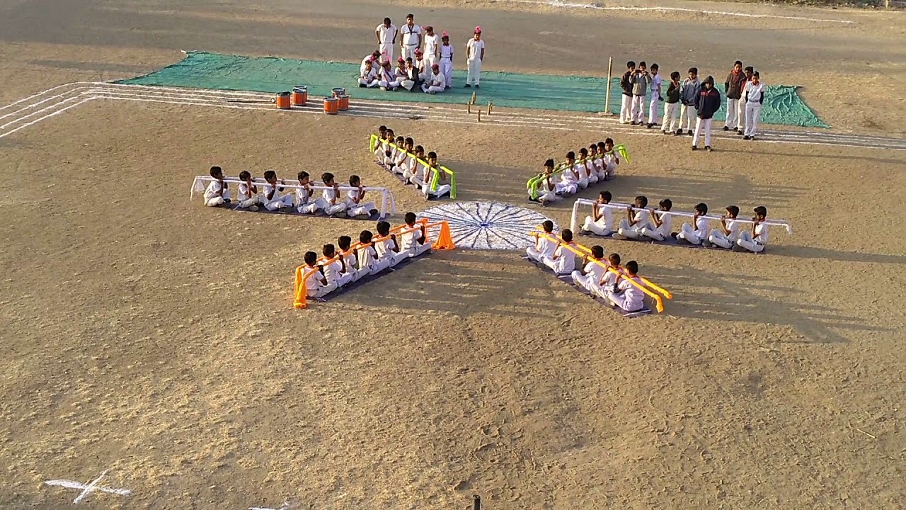 P.T. performance(bambu formation) by Vidya niketan kunwariya boys
