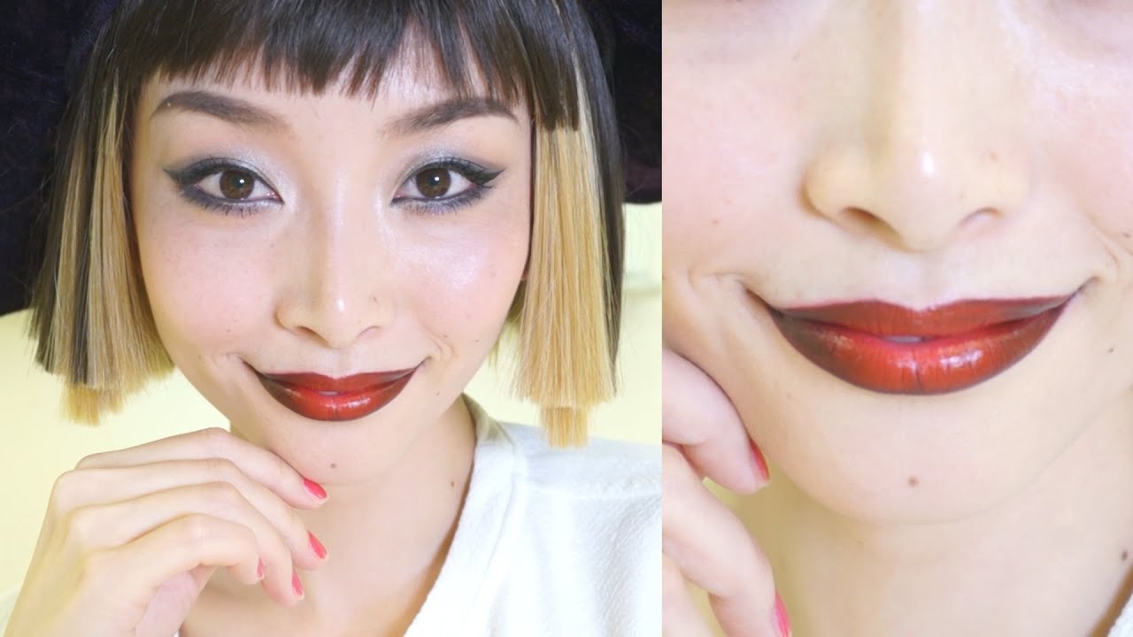 簡単グラデーションリップ☆魔女メイク☆みんなのハロウィンメイク  - 2014.10.29 SasakiAsahiVlog