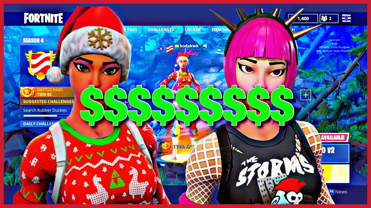 Very Expensive Fortnite Locker Showcase (Rare Items)