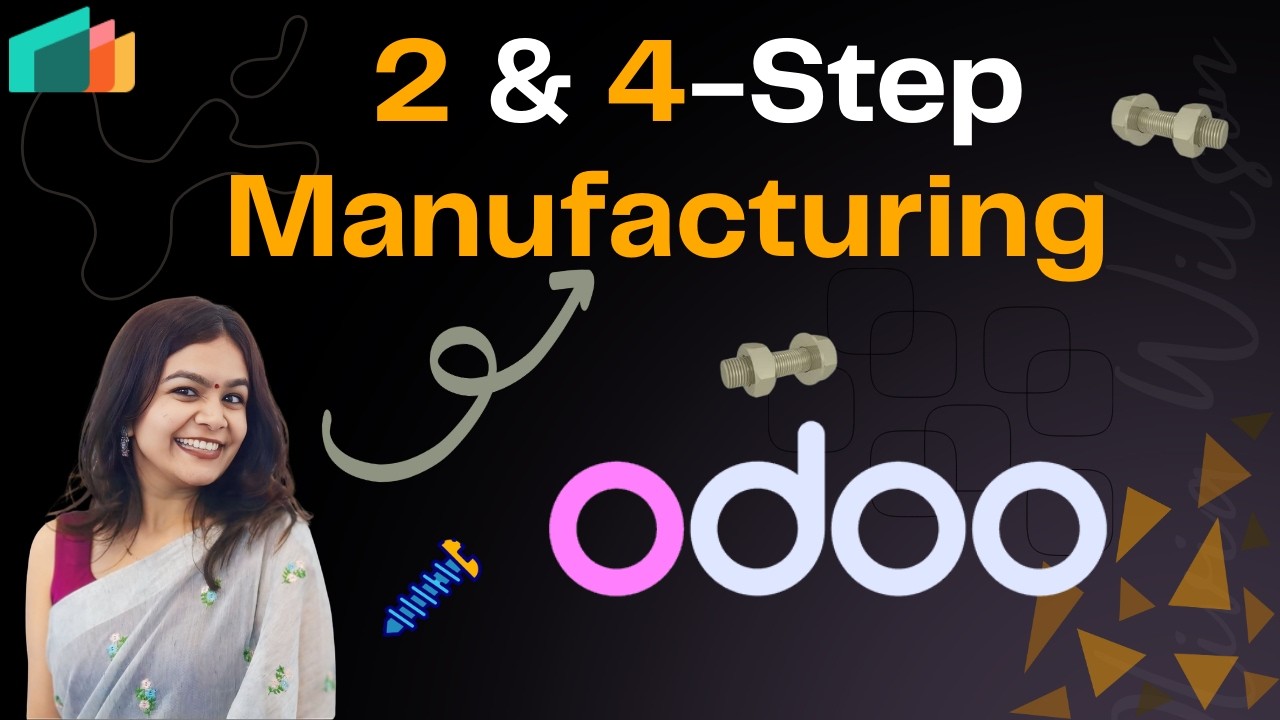 Automate 2-Step & 4-Step Manufacturing in Odoo with 4-Step Route Configuration