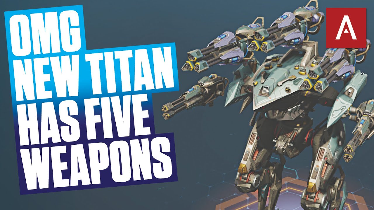 NEW TITAN EIFFEL Has 5 Weapons! War Robots Test Server WR