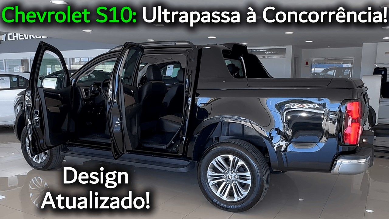 Chevrolet S10 2025 Top De Linha - Design Visual Interno e Externo