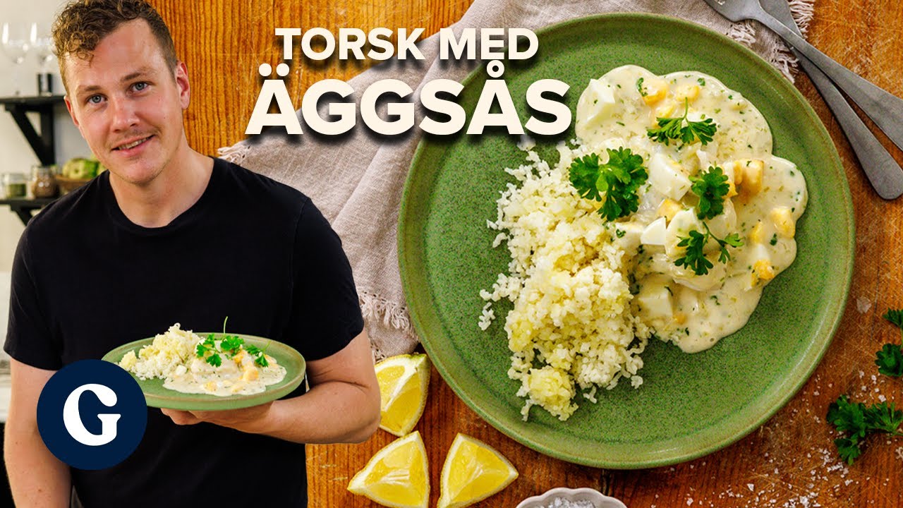 Torsk med äggsås och pressad potatis | Thomas Sjögren