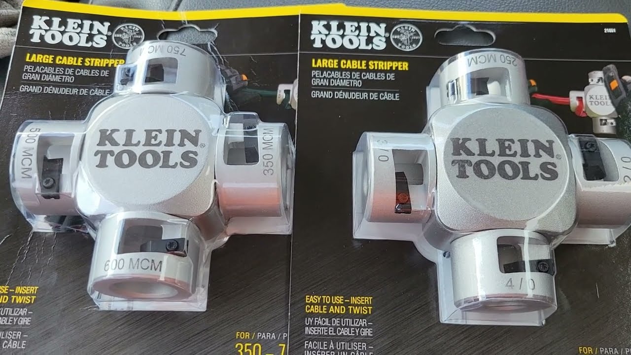 Большие инструменты для зачистки кабеля от Klein Tools