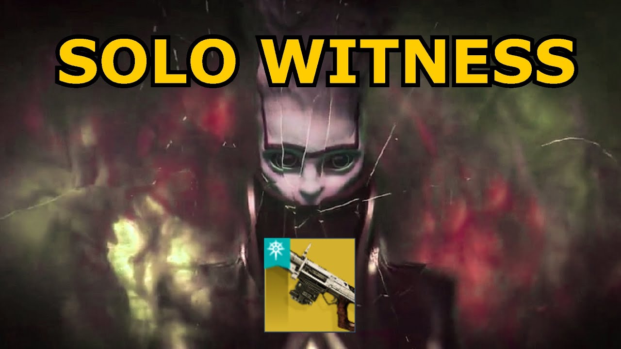 Solo Witness with No Land Beyond: Destiny 2 Renegades