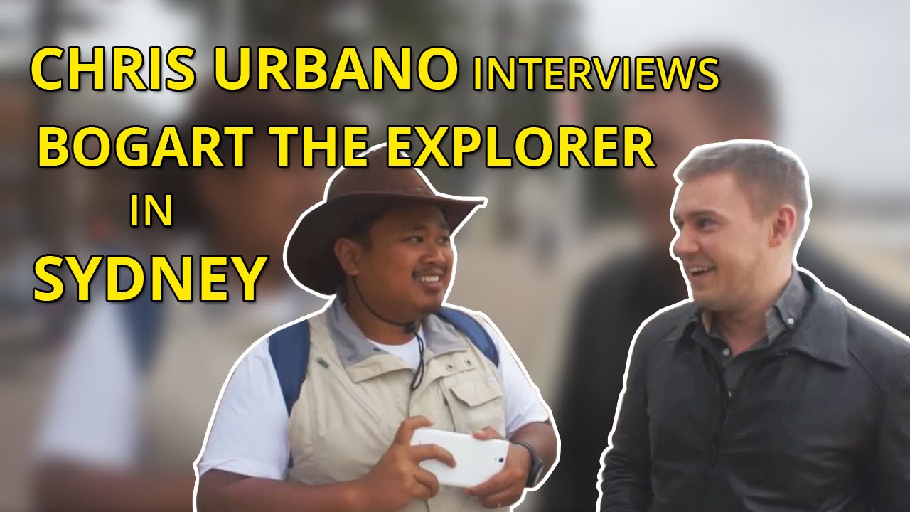 Chris Urbano interviews Bogart the Explorer in Sydney